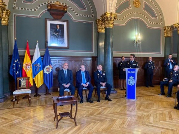 Toma de posesión del Comisario Principal Jesús María Gómez como nuevo Jefe Superior de Policía de Canarias