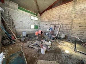 Comienzan las obras para la instalaci&oacute;n del punto de primera venta para productos pesqueros en La Aldea de San Nicol&aacute;s