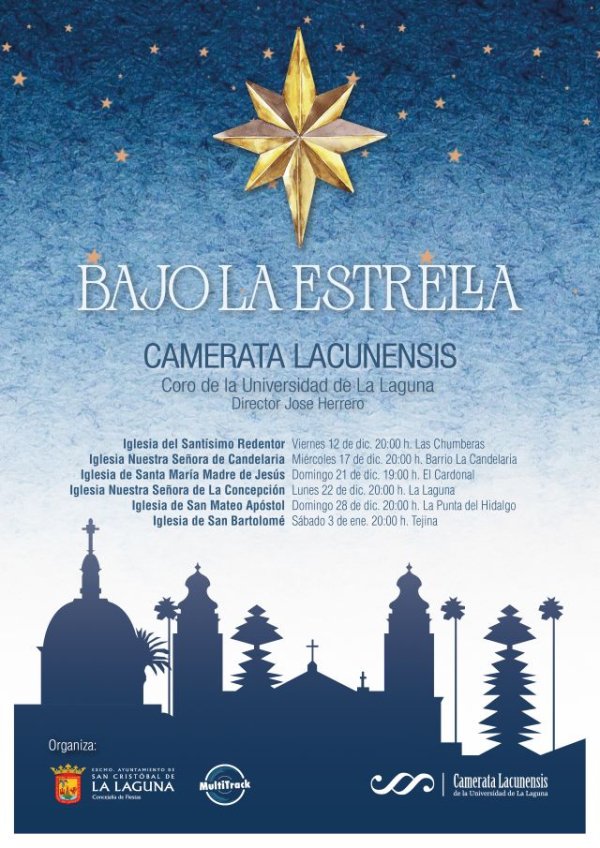 Tenerife: Camerata Lacunensis presenta sus conciertos de Navidad 2025–2026.“Bajo La Estrella”