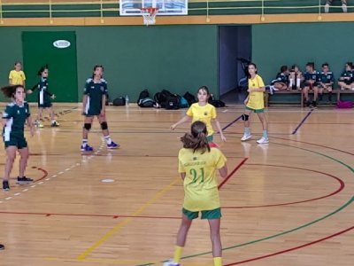 Balonmano Femenino: Esta jornada el G&aacute;ldar BF jug&oacute; con el infantil el viernes fuera y el benjam&iacute;n y alev&iacute;n el s&aacute;bado en casa