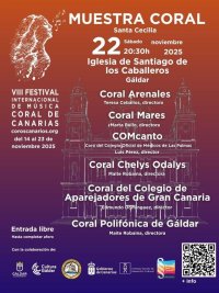 Gáldar: La Iglesia de Santiago acoge un concierto coral el Día de la Música