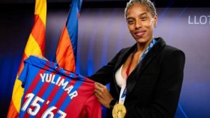 La triplista Yulimar Rojas y su singular vínculo de 10.000 euros con el Barça