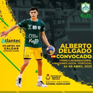 Balonmano: Alberto Delgado acudirá con la Selección Española al Torneo Internacional Cuatro Naciones