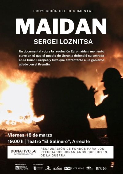 Acto solidario por Ucrania en Arrecife