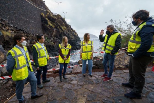 Turismo de Canarias y Cabildo mejoran y acondicionan los accesos a la Caleta del Andén en Garachico