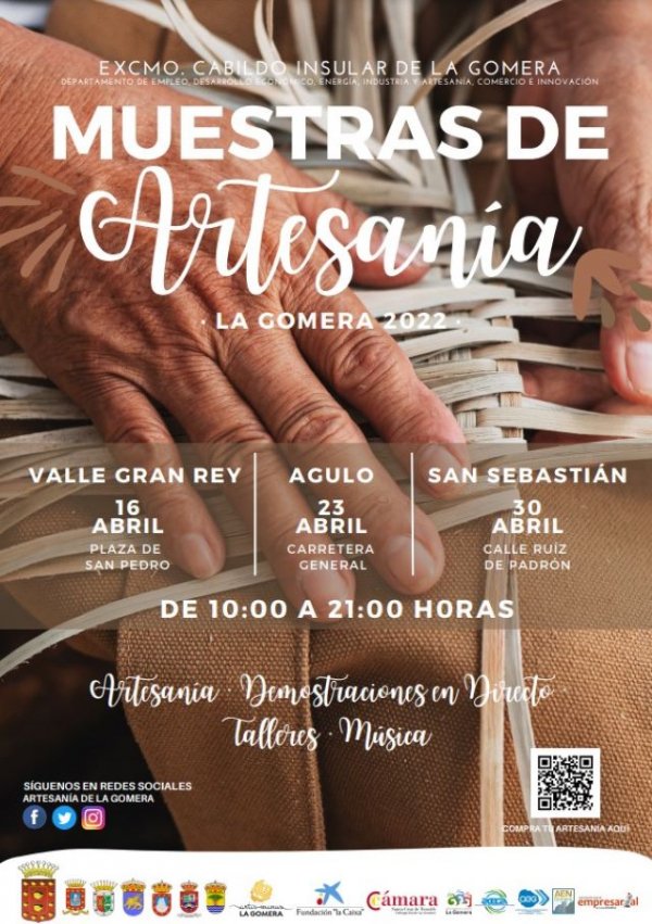 La Gomera: El Cabildo celebra varias muestras de artesanía en los municipios durante el mes de abril