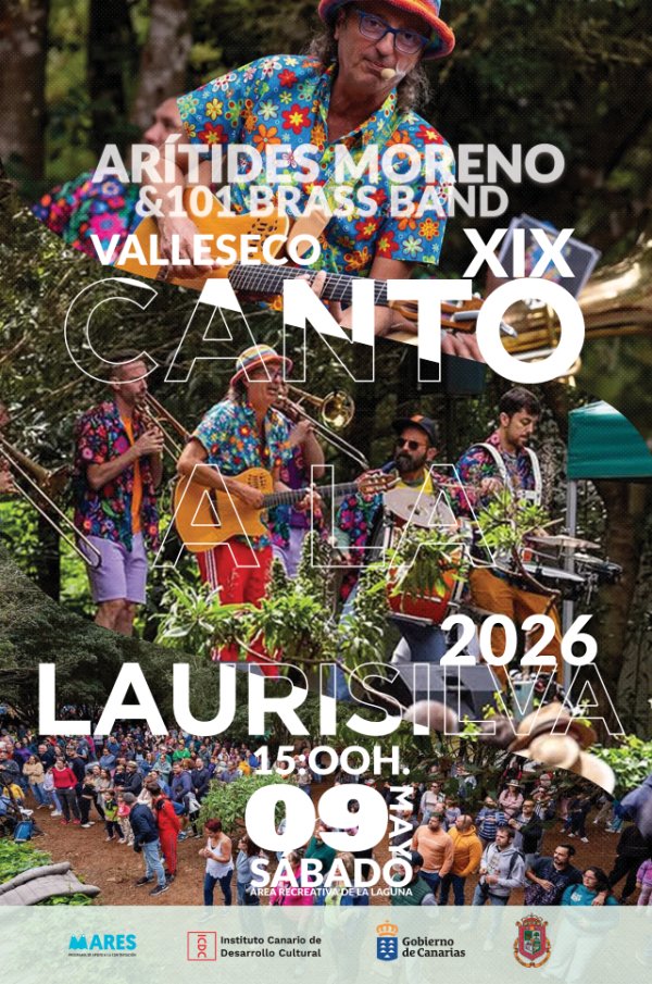 Valleseco: La Laurisilva se llena de m&uacute;sica con el espect&aacute;culo vibrante de Ar&iacute;stides Moreno &amp; 101 Brass Band