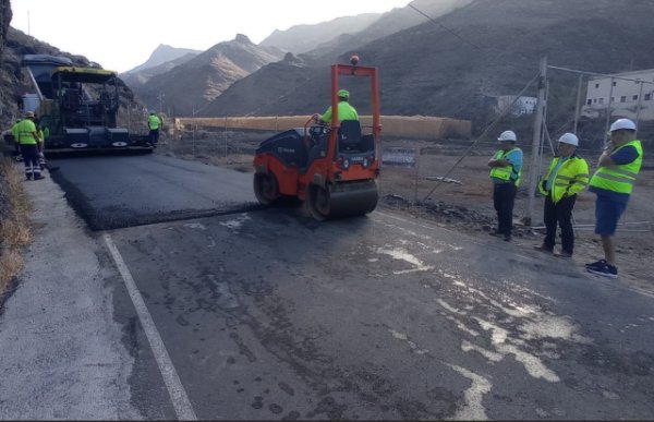 La Aldea de San Nicolás inicia el acondicionamiento del acceso a la playa de Tasarte