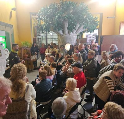 Los mayores de Gu&iacute;a visitan Tejeda para disfrutar de su belleza y gastronom&iacute;a