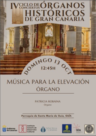Gu&iacute;a: El IV Ciclo de Conciertos &Oacute;rganos Hist&oacute;ricos de Gran Canaria llega este domingo