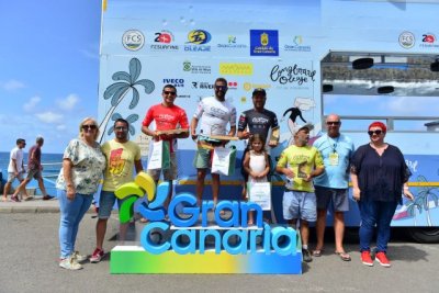 Dominique Miller y Antonio Dantas se llevan el primer Festival Internacional Longboard Oleaje de Gran Canaria