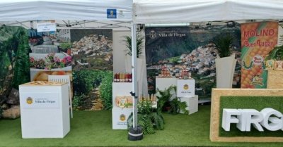 El Ayuntamiento de la Villa de Firgas estuvo presente con un stand institucional en la Feria Empresarial del Norte