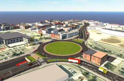 Obras P&uacute;blicas realiza trabajos en la glorieta de Bel&eacute;n Mar&iacute;a a partir del pr&oacute;ximo martes, 10 de septiembre