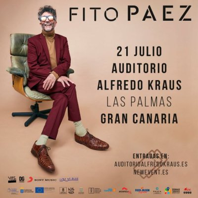 El tour &ldquo;El amor 30 a&ntilde;os despu&eacute;s del amor&rdquo; del gran Fito P&aacute;ez llega a Gran Canaria