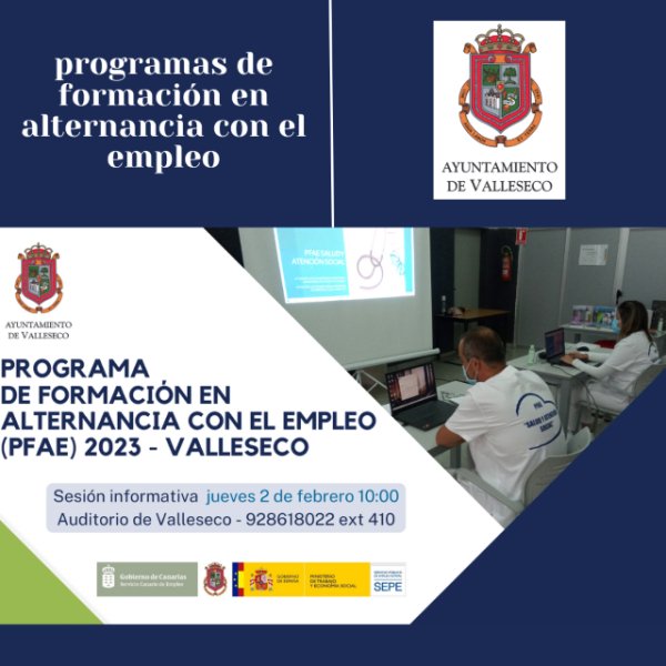 El PFAE “Salud y Atención Social de Valleseco” celebra una jornada informativa a la población
