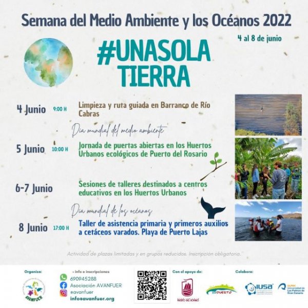Puerto del Rosario: Semana del Medio Ambiente y los Océanos 2022, en el marco del programa &quot;BioPuerto 2022