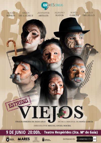 Últimas entradas para el estreno, esta noche, del espectáculo ‘Viejos’ en el Teatro Hespérides de Guía