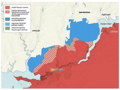Los tres escenarios más probables después del retiro parcial de Rusia de la región de Kherson