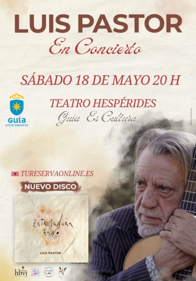 M&aacute;s de 50 poetas canarios participan en Gu&iacute;a este s&aacute;bado en el XVIII Festival Internacional de Poes&iacute;a Palabra en el Mundo con el concierto de Luis Pastor