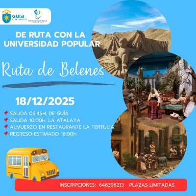 La Universidad Popular de Gu&iacute;a organiza una Ruta de Belenes por la capital grancanaria