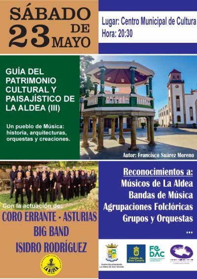 La Aldea presenta la &ldquo;Gu&iacute;a del Patrimonio Cultural y Paisaj&iacute;stico de La Aldea III: Un pueblo de M&uacute;sica&rdquo;