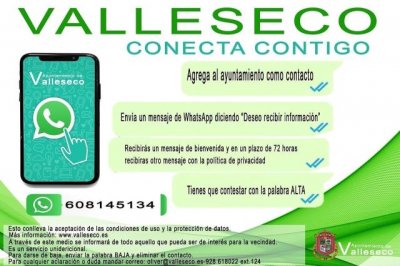 Toda la información de Valleseco en tu móvil
