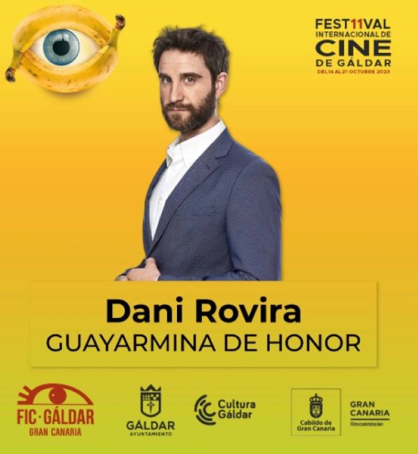 Dani Rovira, Guayarmina de Honor del FIC Gáldar 2023