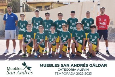 Balonmano: Los alevines del Muebles San Andr&eacute;s G&aacute;ldar participar&aacute;n en el Campeonato de Canarias
