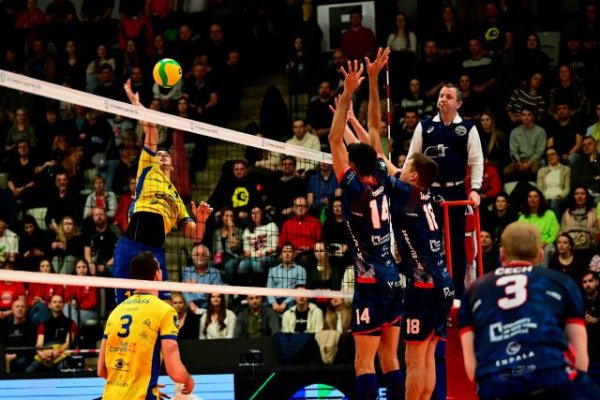 Voleibol: El CV Guaguas hace la heroica y se clasifica para jugar los cuartos de final de la Champions League (3-2)