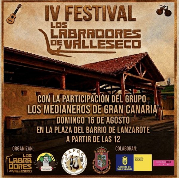 Valleseco: El folclore mantiene viva la memoria y las costumbres de Canarias en el IV Festival Los Labradores de Valleseco