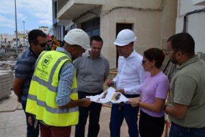 G&aacute;ldar: Arranca la renovaci&oacute;n del pavimento de la avenida de El Agujero