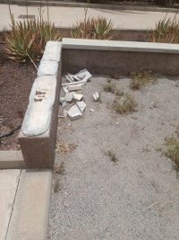 Parque D. Juan Aguiar Galv&aacute;n en Sardina de G&aacute;ldar abandonado