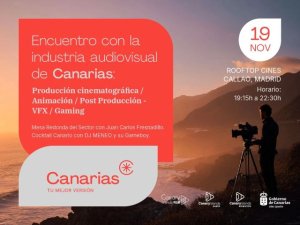 Los sectores audiovisual y videojuegos muestran el potencial canario con un evento en Callao, Madrid
