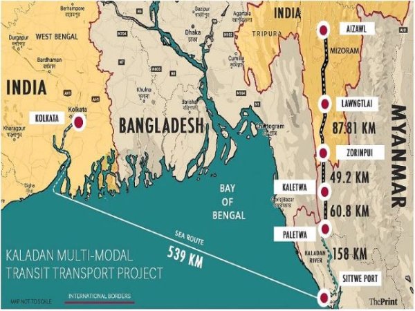 El corredor de conectividad corto de la India a trav&eacute;s de Myanmar tiene una importancia estrat&eacute;gica descomunal
