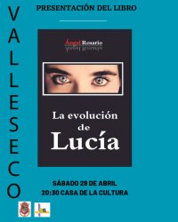 Valleseco: El vallesequense Ángel Rosario Hernández presenta la novela “La evolución de Lucía”