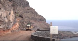 La Gomera: El Cabildo inicia los trabajos de estabilizaci&oacute;n de taludes en el acceso a Puntallana