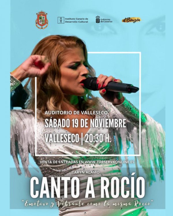 Tributo &ldquo;Canto a Roc&iacute;o&rdquo; en el Auditorio de Valleseco