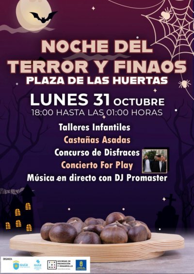 Gu&iacute;a celebra el pr&oacute;ximo lunes la &lsquo;Noche del Terror y Finaos&rsquo; en la Plaza de Las Huertas