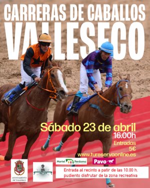 Tercera cita de la temporada de las carreras de caballos de Valleseco