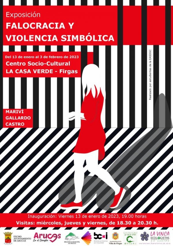 La Exposición “Falocracia y Violencia Simbólica”, se mostrará en La Casa Verde de Firgas, a partir del 13 de enero