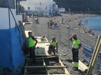 Agaete: La playa de Las Nieves gana en accesibilidad