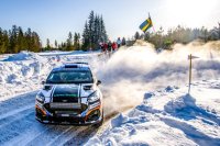 Automovilismo: Rogelio Pe&ntilde;ate entra en la zona de puntos de la WRC J&uacute;nior en Suecia