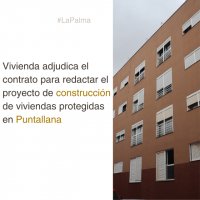 Vivienda adjudica el contrato para redactar el proyecto de construcci&oacute;n de viviendas protegidas en Puntallana