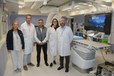 Carlos D&iacute;az ha visitado las dos nuevas salas de Hemodin&aacute;mica y Cardiolog&iacute;a Intervencionista del Hospital Insular