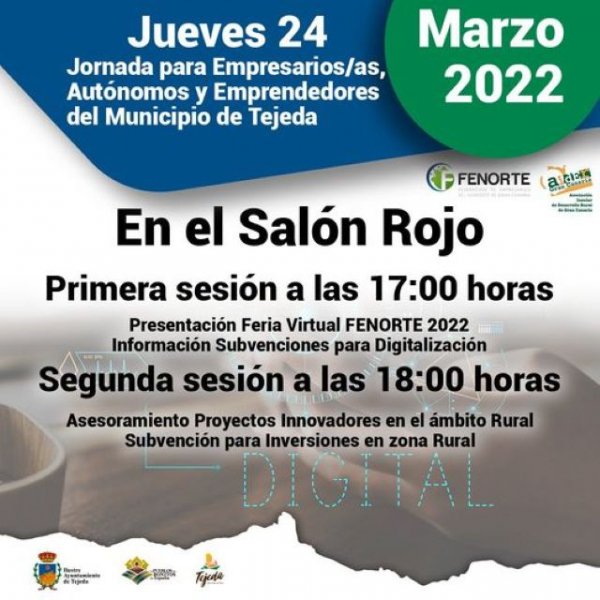 Tejeda: Jornada para Empresarios/as, Aut&oacute;nomos y Emprendedores