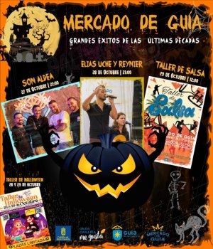El Mercado de Guía celebra Halloween este fin de semana con premios para los mejores disfraces y maquillajes