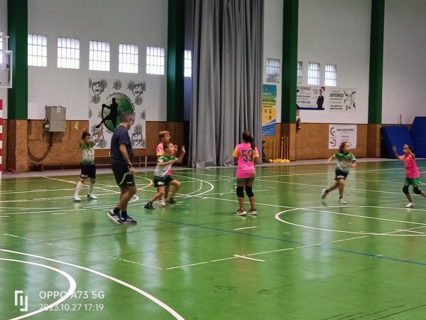 Balonmano Femenino Base: 4 jornada de la copa de apertura del Gabafe Gáldar