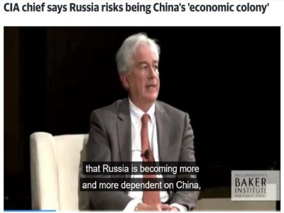 La mentira del jefe de la CIA sobre que Rusia es la &quot;colonia económica&quot; de China está dirigida a la India