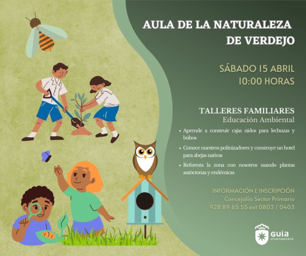 Guía: Últimas plazas para los talleres familiares de confección de ‘cajas nido’ para lechuzas y ‘hoteles’ para abejas nativas