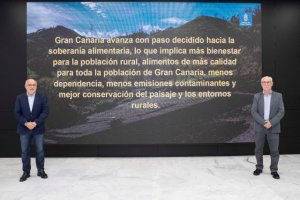 Morales asegura que Gran Canaria avanza hacia la soberanía alimentaria impulsada por las inversiones y los proyectos del Cabildo